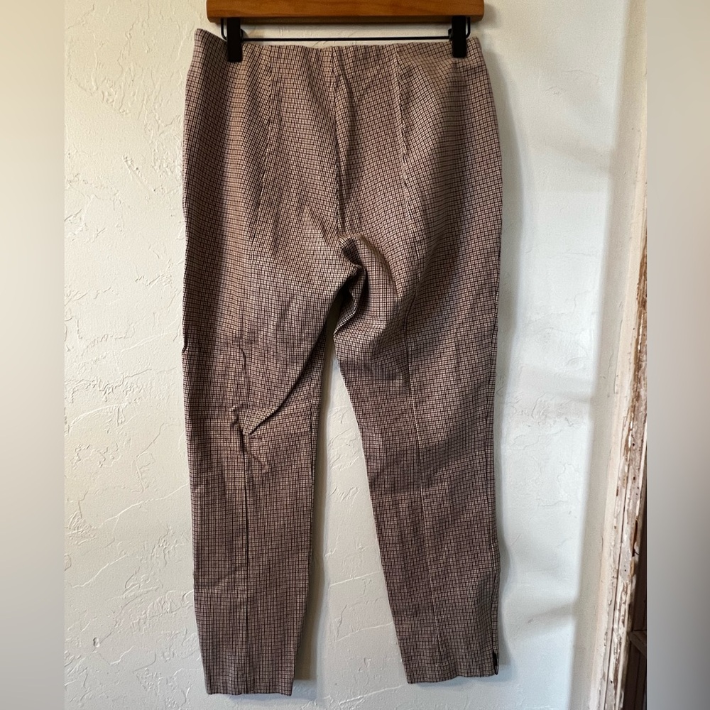 Banana Republic Women's Tan Checkered Cargo Pants 10 - Picture 2 of 10